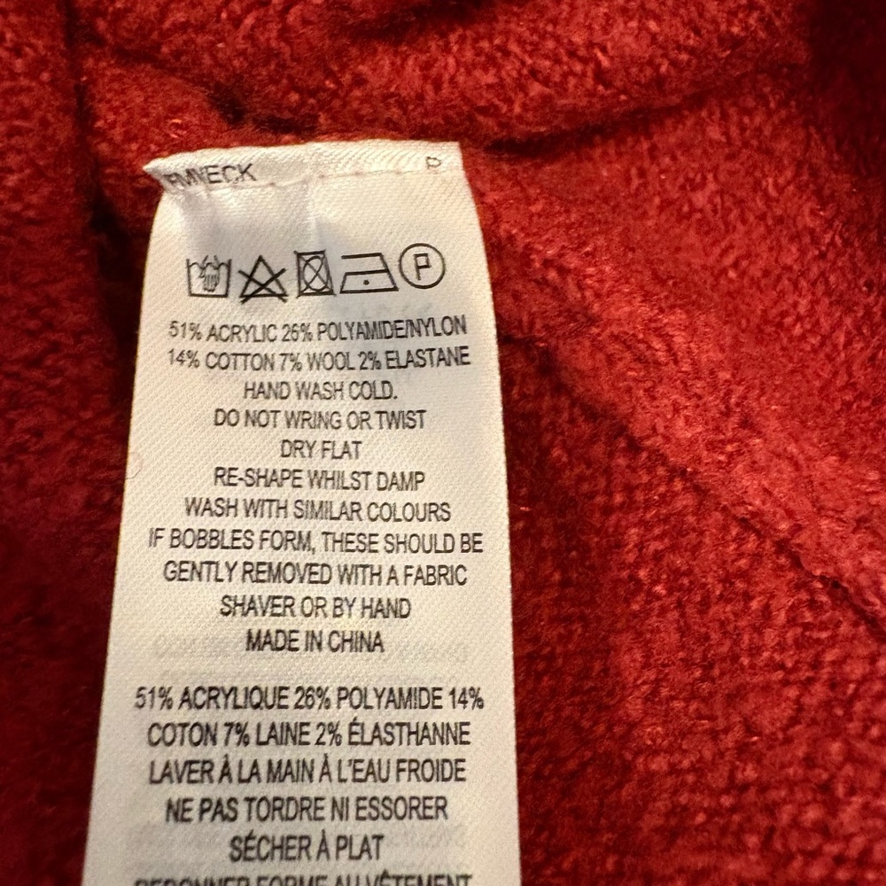 French Connection Red Sweater - Picture 5 of 5